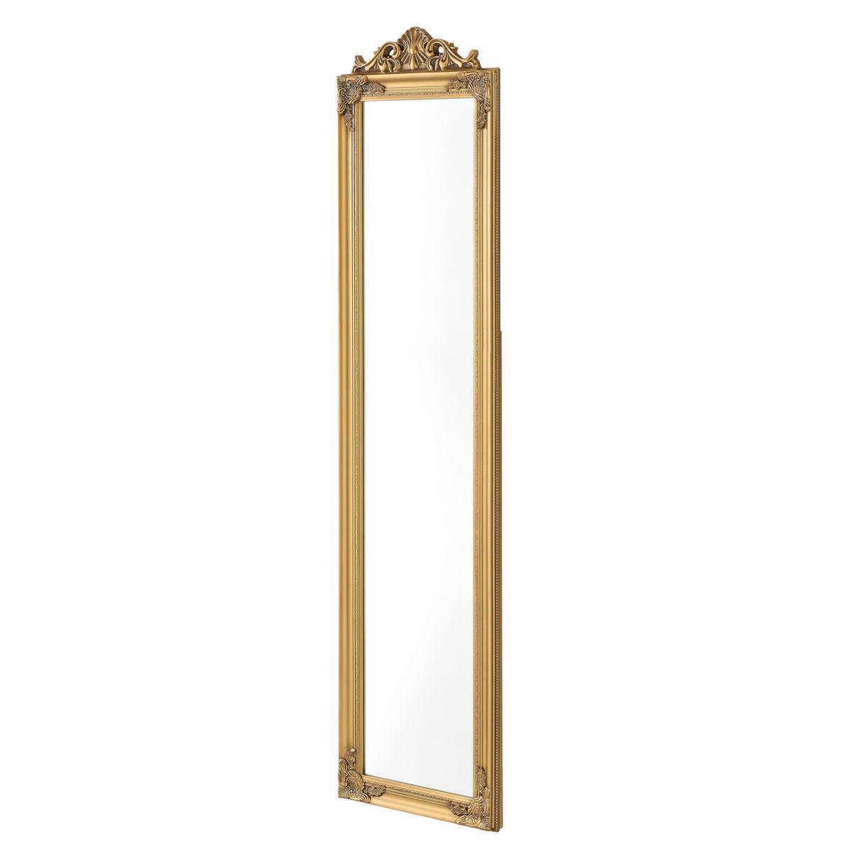 STANDSPIEGEL Arezzo - Goldfarben, Glas/Holz (28.5/160/140cm) - [en.casa]