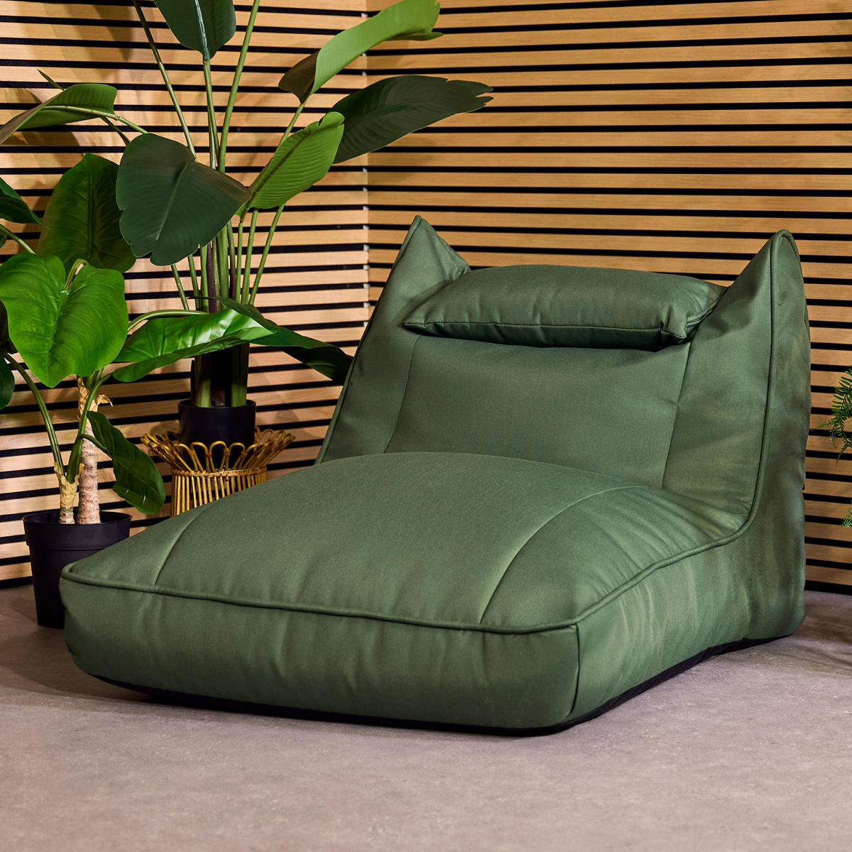 SITZSACK Outdoor Nova - Grün, Textil (84/68/108cm) - icon