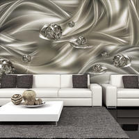 VLIESTAPETE Braun 200/140 cm - Silberfarben/Braun, Textil (200/1cm) - KUNSTLOFT