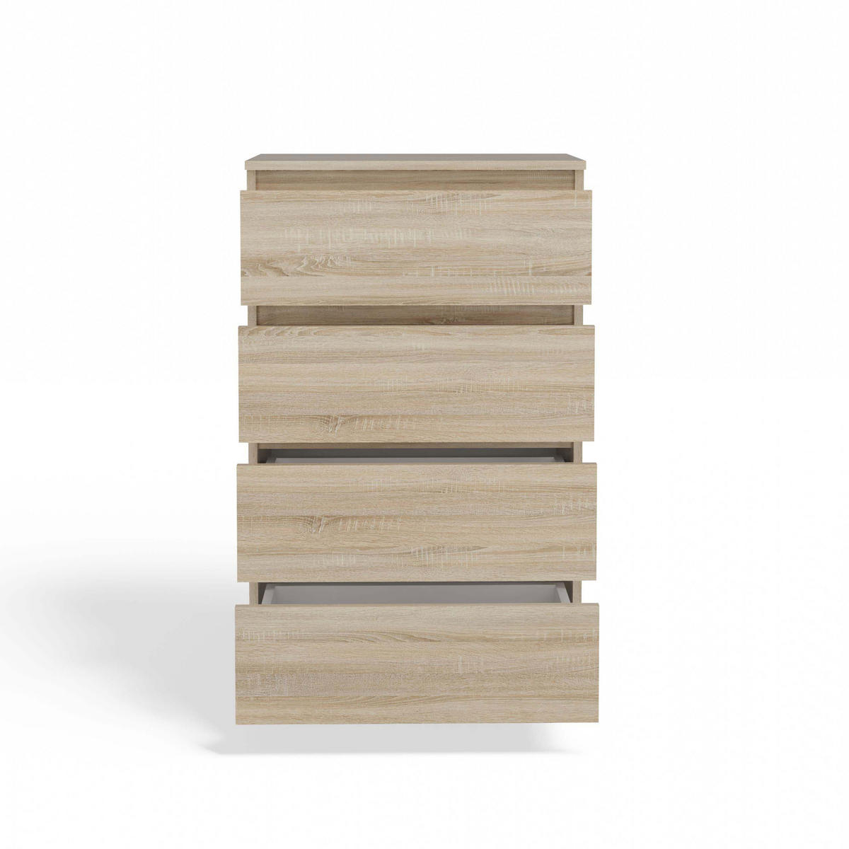 KOMMODE 4 SCHUBLADEN M4 - EICHE SONOMA - Sonoma Eiche, Holzwerkstoff (70/97/40cm) - CDF