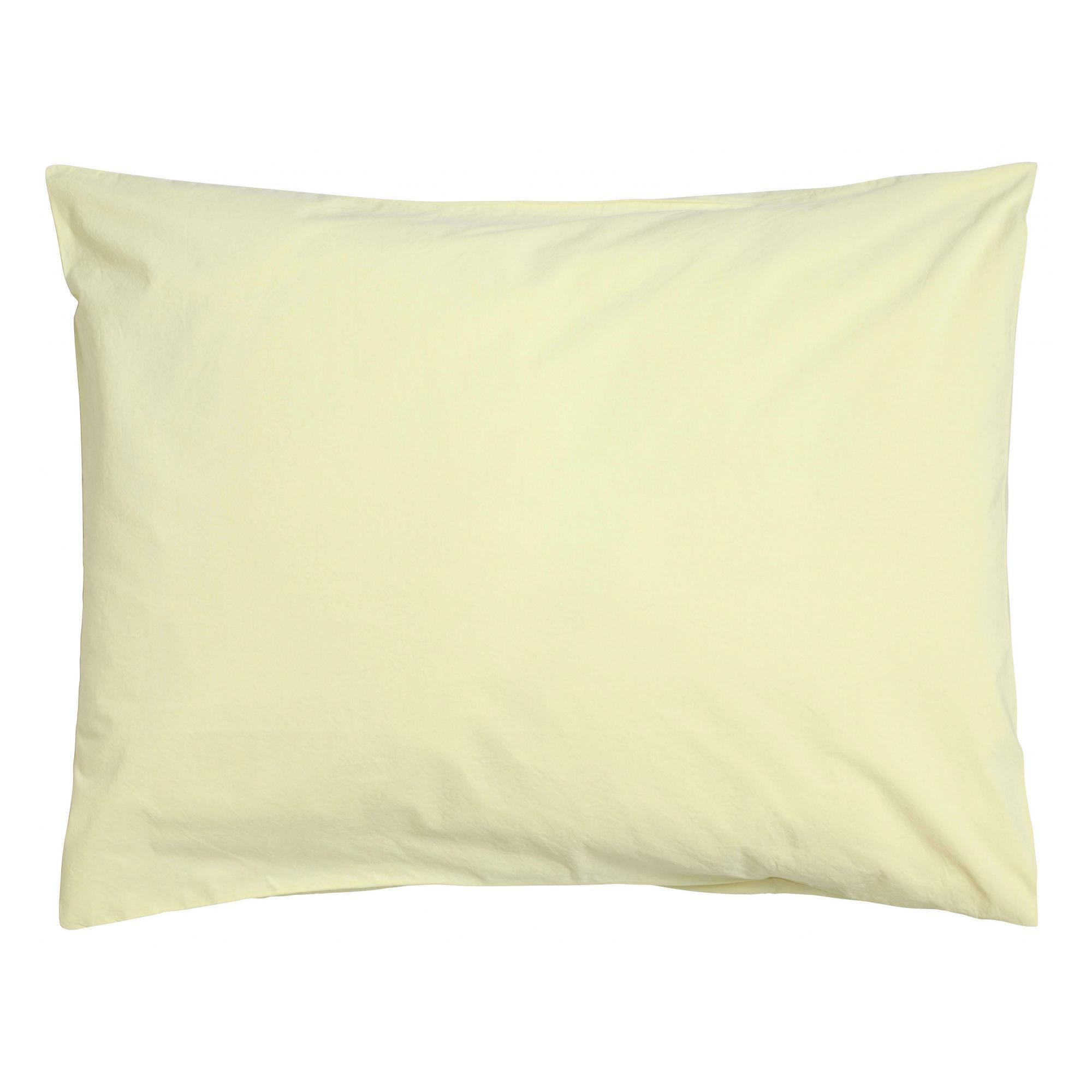 KOPFKISSENBEZUG Céleste vaniglia 50 x 70 cm - Hellgelb, Textil (70/50cm)