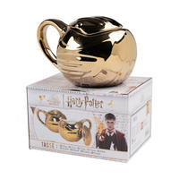 KAFFEEBECHER Harry Potter Goldener Schnatz Gold 10 x 16,5 x 12 cm 450 ml - Multicolor, Keramik (0.45L) - United Labels