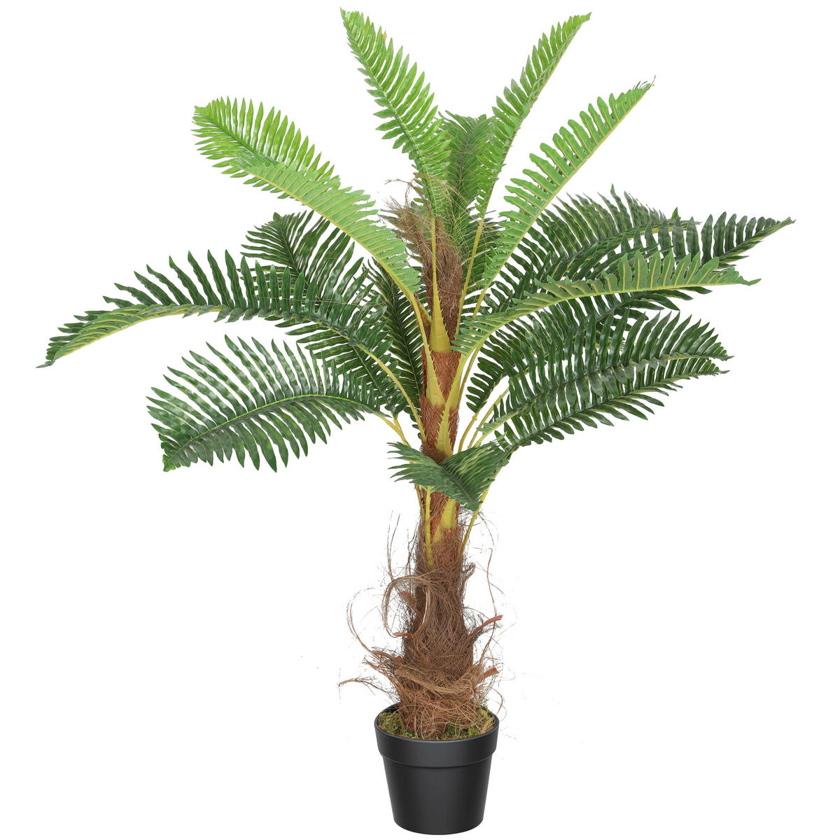 KUNSTBAUM Grün realistisch mit Topf 100 cm - Smaragdgrün, Kunststoff (100cm) - PANGIVO