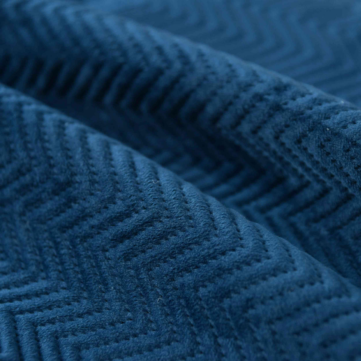 DEKOKISSEN Greta 45x45 cm Blau - Blau, Textil (45/45cm)