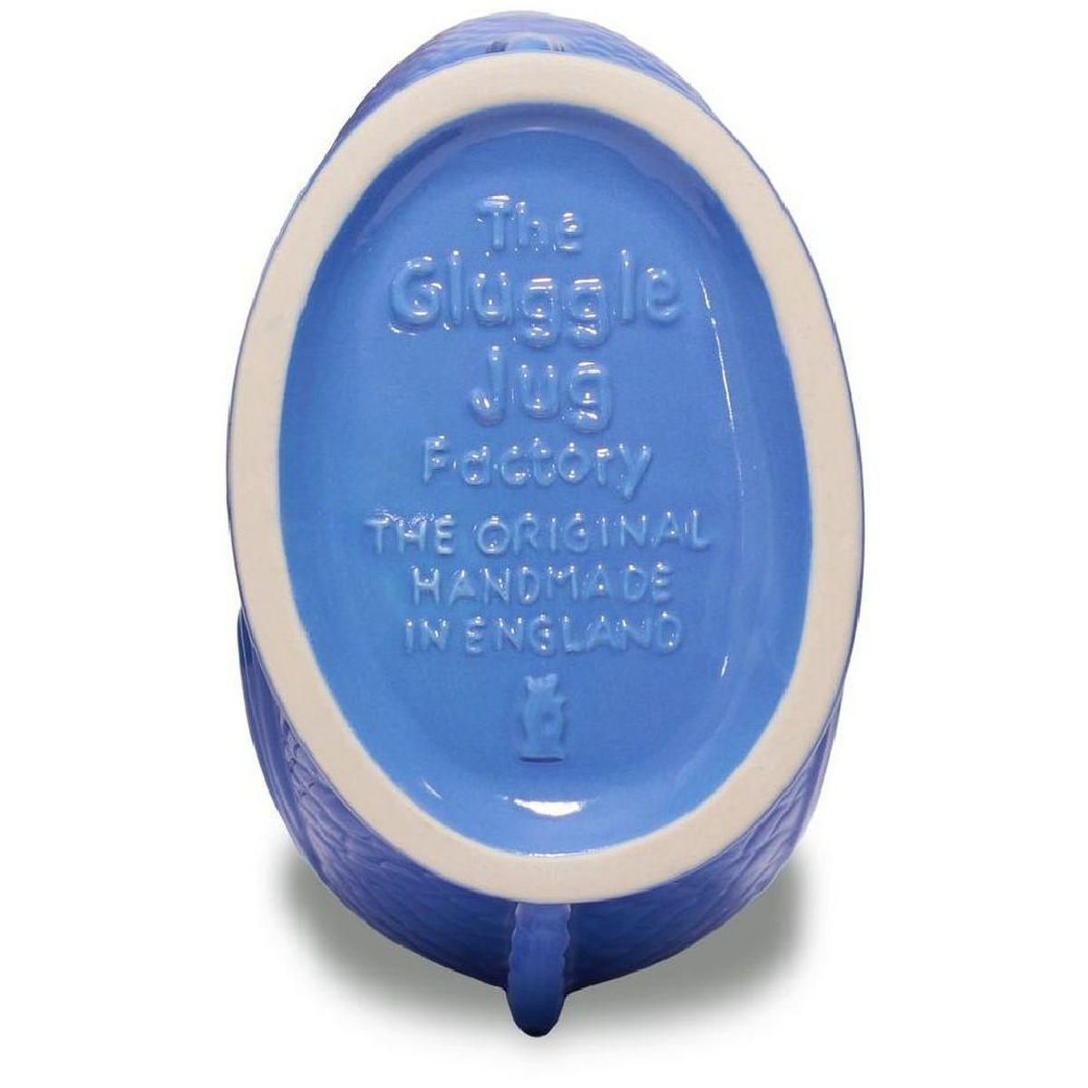 KARAFFE mit „Gluck-Gluck“-Geräusch 27,5/17/9,5 cm - Blau, Keramik (1.2L) - Gluckigluck