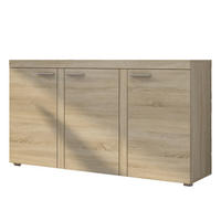SIDEBOARD RITMO 149x40x82 cm mit 3 Türen Sonoma Eiche - Sonoma Eiche, Holzwerkstoff (149/82/40cm) - MASSENO