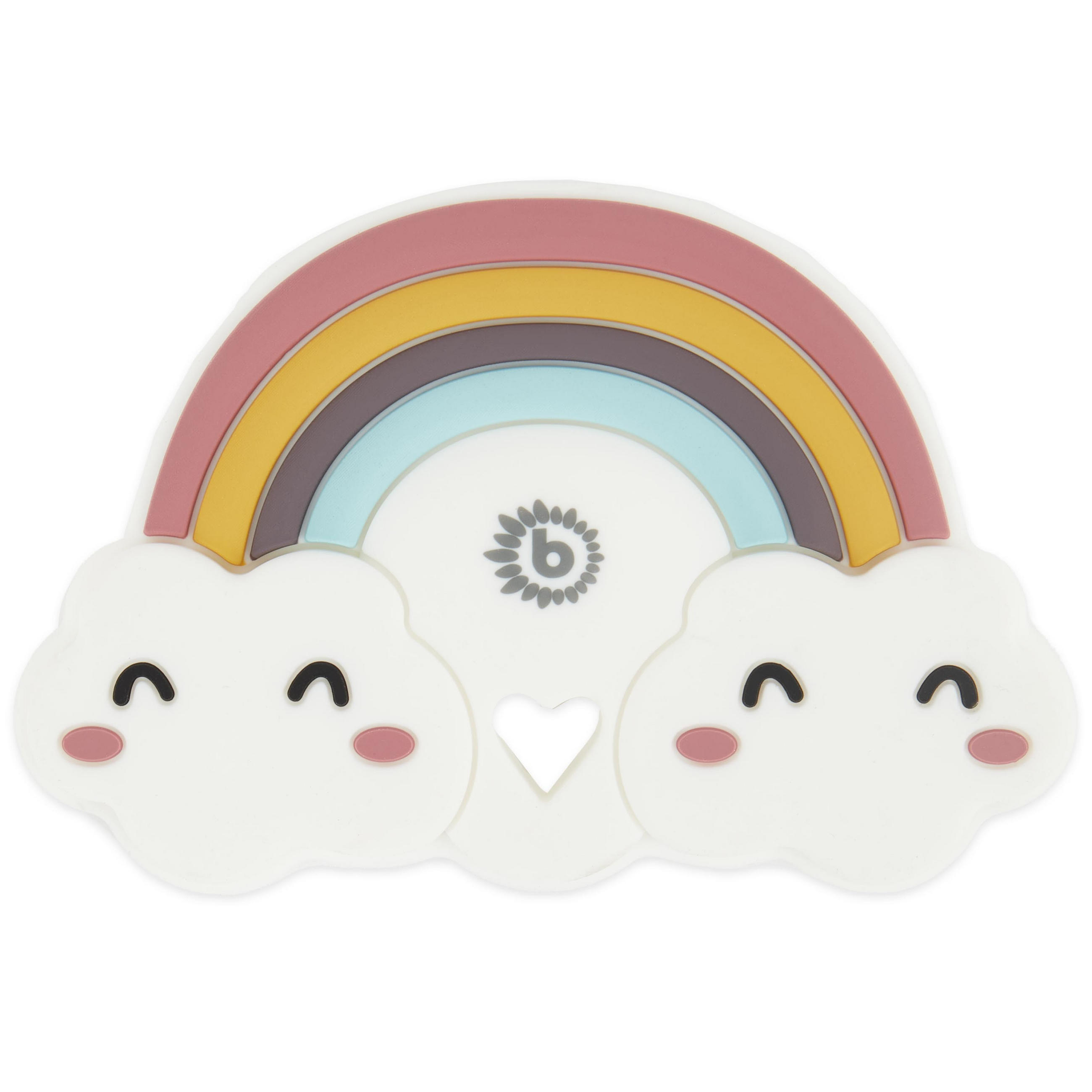 BEISSRING Silikon Regenbogen - ab Geburt - Multicolor, Kunststoff (6/9cm) - Bieco Spielwaren