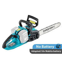 KETTENSÄGE 3500W Bürstenlose Elektrische, Handheld, 16 Zoll Für Beschneiden Holz, Ohne Batterien - Blau, Metall (22/10/85cm) - Coonoor