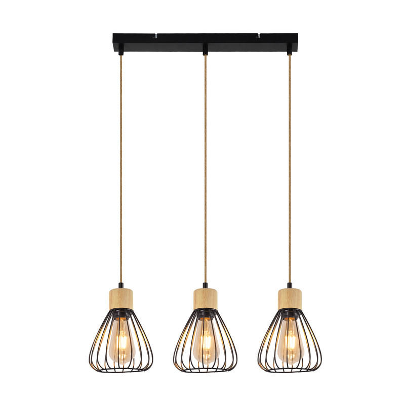 PENDELLEUCHTE Yachnin 56/45/146cm - Eschefarben, Metall (56/45/146cm) - Nettlife