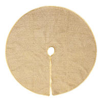 WEIHNACHTSBAUMROCK mit Glitzer 90/90/0,5 cm - Goldfarben, Textil (90/0.5cm) - Atmosphera Createur d´interieur