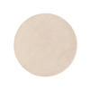 VOLNENA preproga Bent kremna ø 100 cm okrogla - krem, tekstil/naravni materiali (100/100cm) - benuta Nest