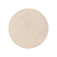 WOLLTEPPICH Bent Cream ø 150 cm rund - Creme, Textil (150/150cm) - benuta Nest