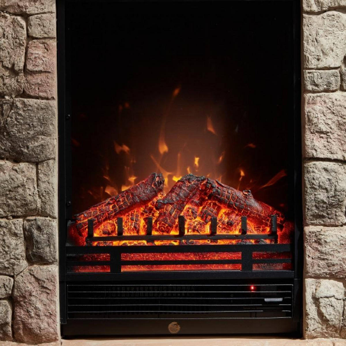 ELEKTROKAMIN CALOR - Grau, Kunststoff (76.5/90.5/31cm) - Home Deluxe