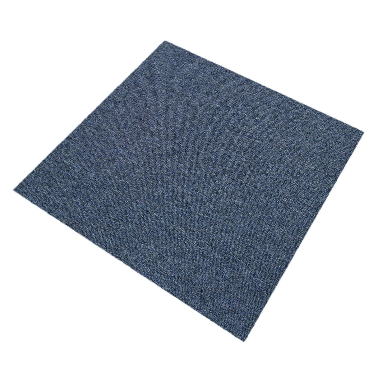 TEPPICHFLIESEN 50 x 50cm Kohle-Schwarz & Sturmblau 10m² - Blau/Dunkelgrau, Textil (50/50/1cm) - Monstershop