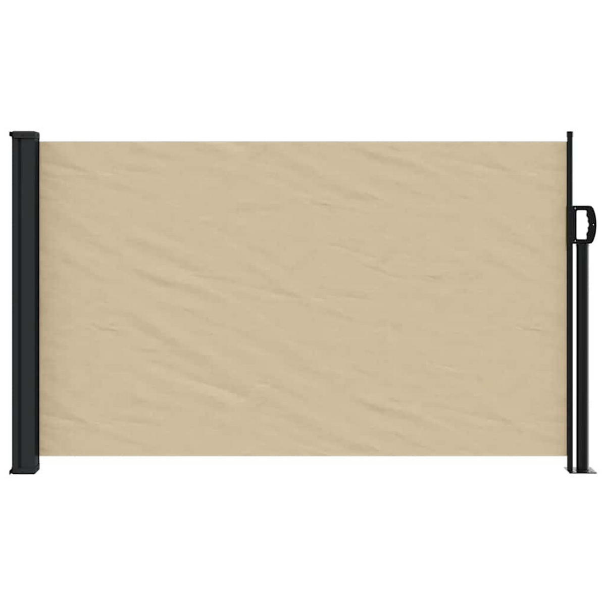 SEITENMARKISE Ausziehbar Beige 117/300 Cm - Beige, Textil (117/300cm) - vidaXL