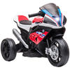 ELEKTRO KINDERMOTORRAD, Blau/Rot, PP+ Metall - Rot, Kunststoff (82.5/42/54cm) - HOMCOM