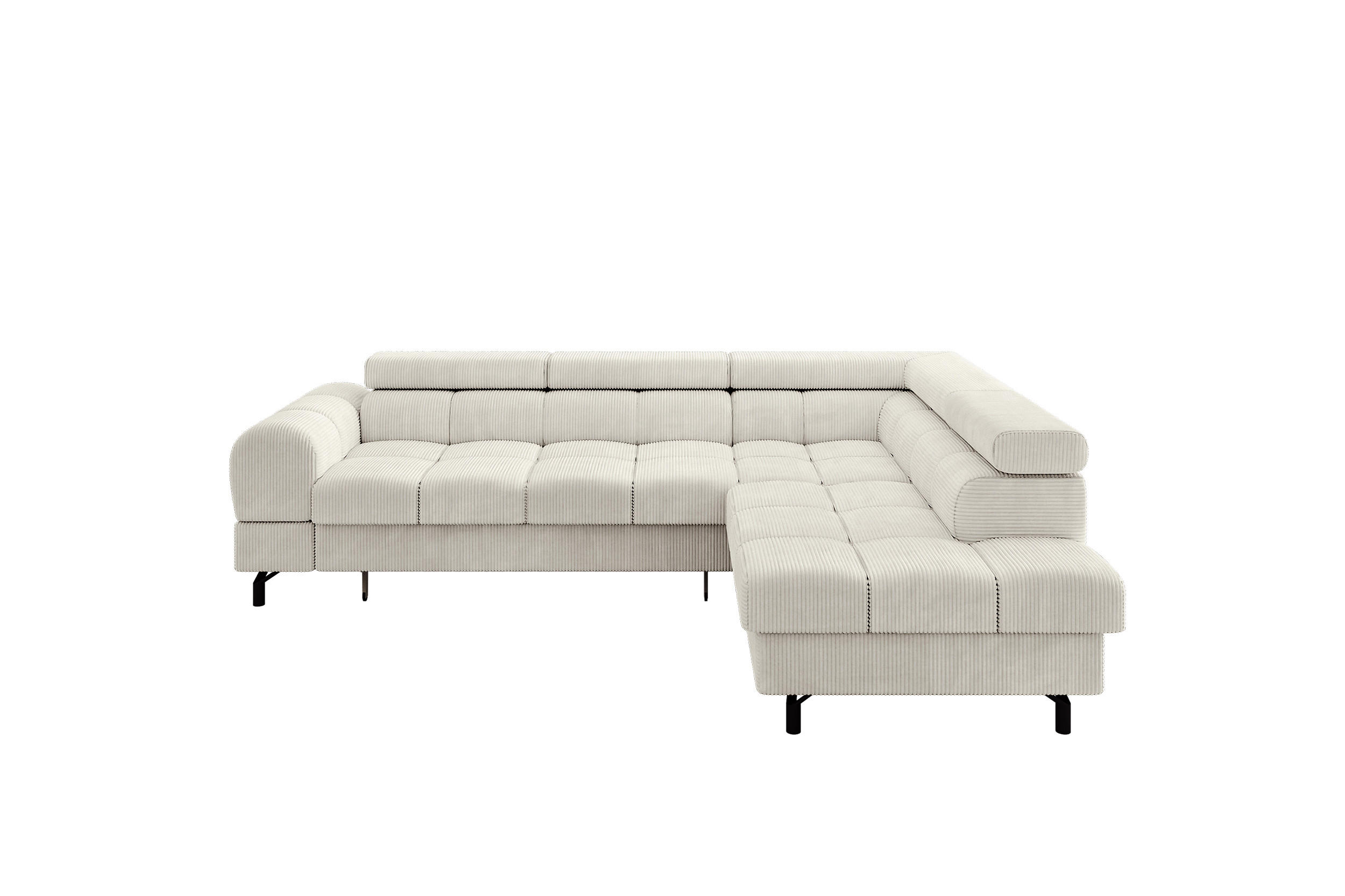 Altdecor Ecksofa Creme 272x203 cm