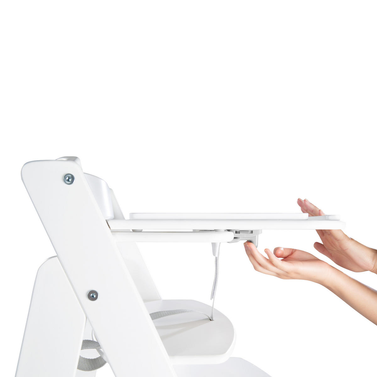 HOCHSTUHL-ESSBRETT Sit Up Flex Weiß - Weiß, Holzwerkstoff (43/2/41cm) - Roba