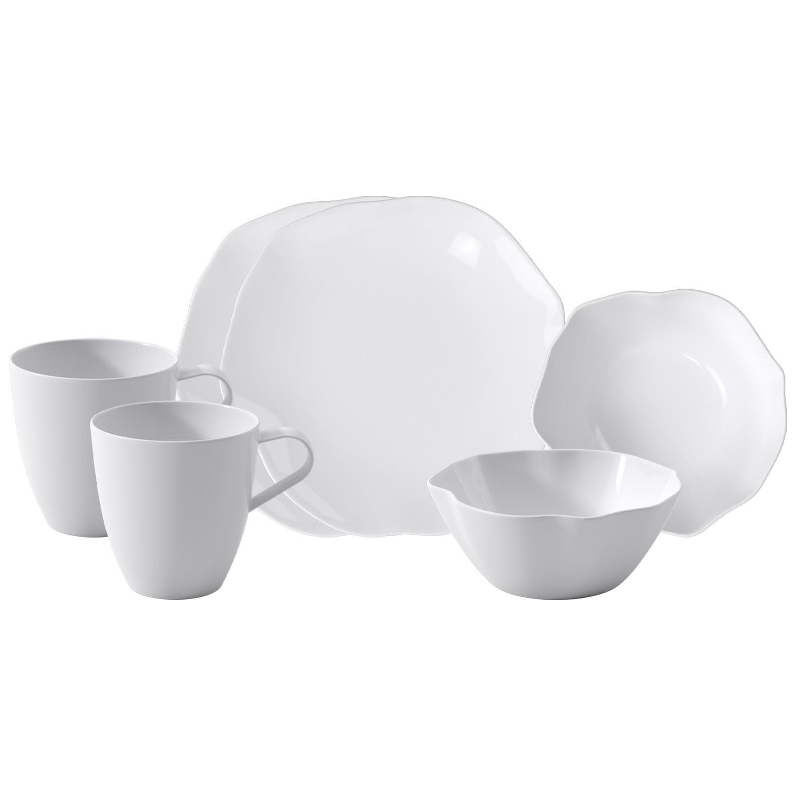 FRÜHSTÜCKS-SET Pura weiß 6er Set - Weiß, Keramik (1/1/1cm) - Villeroy & Boch