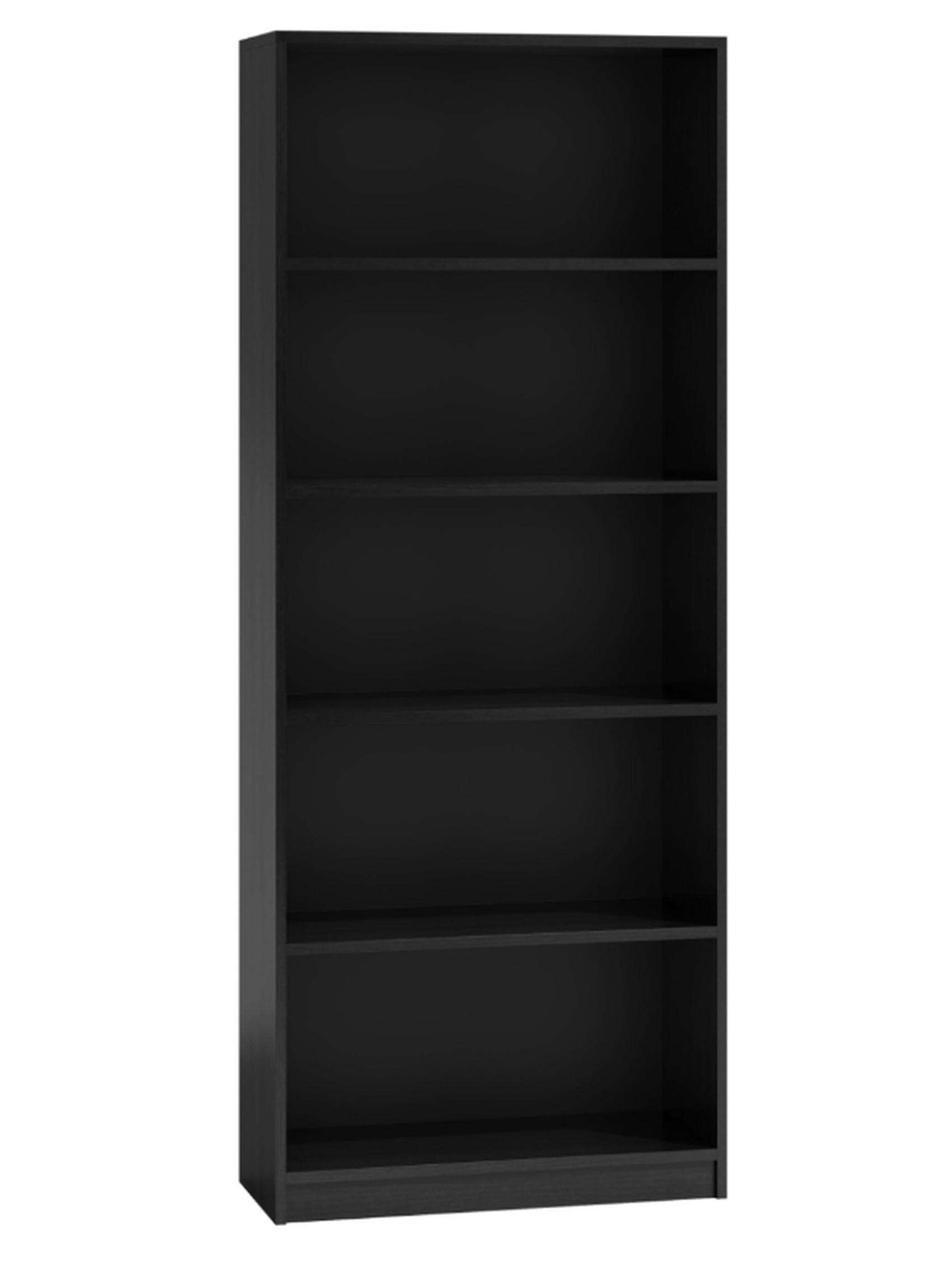 BOKHYLLOR Svart 60/182/30 - Svart, Träbaserade material (60/182/30cm) - RAUMHIRSCH FURNITURE