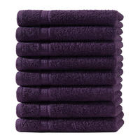 HANDTUCH 50x100 cm Frottier Handtücher im 8er Set aus 100% Baumwolle, Lila 500g/m2 - Lila, Textil (50/100cm) - Carpe Sonno