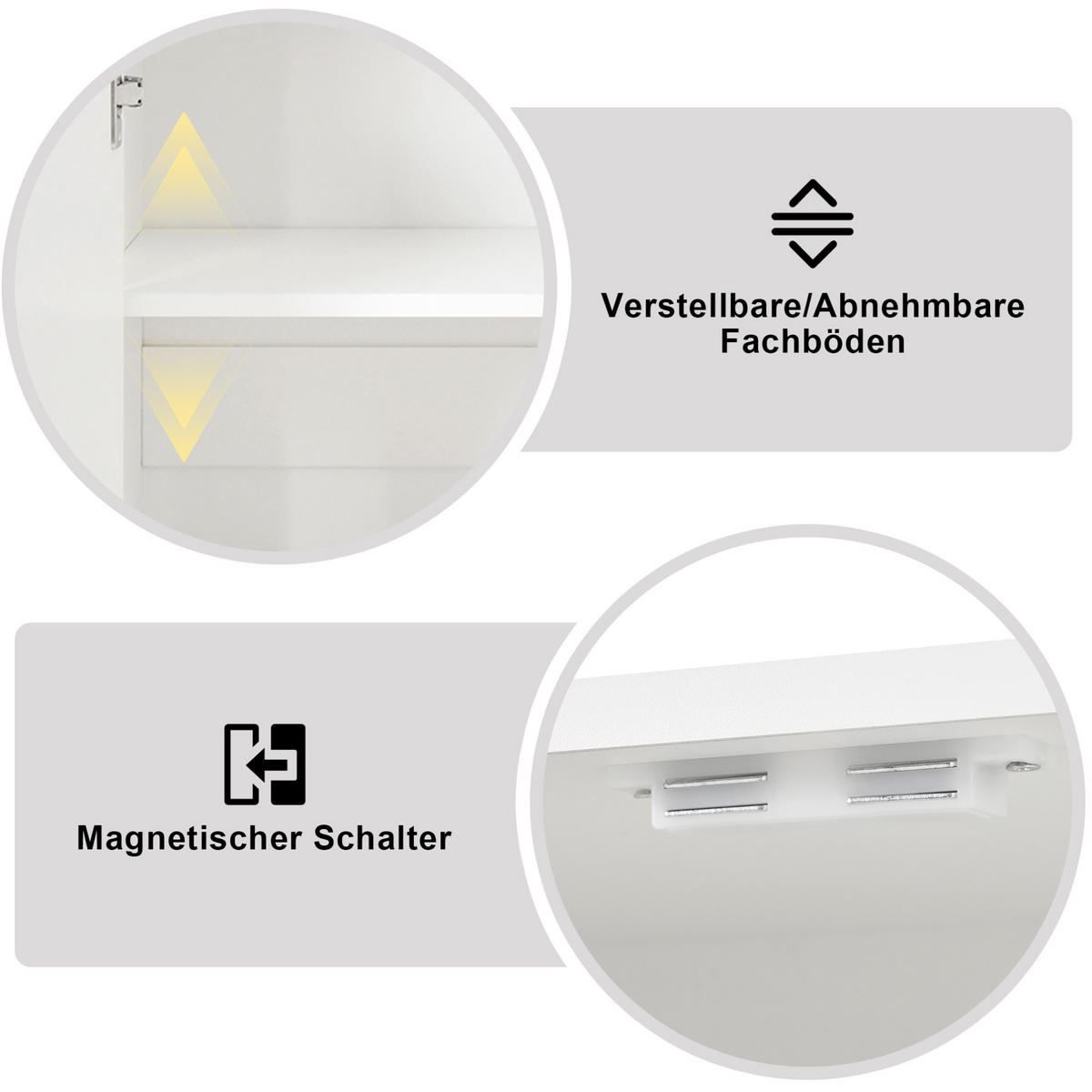SCHUHSCHRANK 120/35/90 cm weiß aus MDF/Spanplatte mit Schubladen - Weiß, Holzwerkstoff (120/90/35cm) - OKWISH