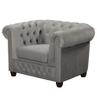 SESSEL - Taupe/Buchefarben, Holz/Buchenholz (104/72/86cm) - home24