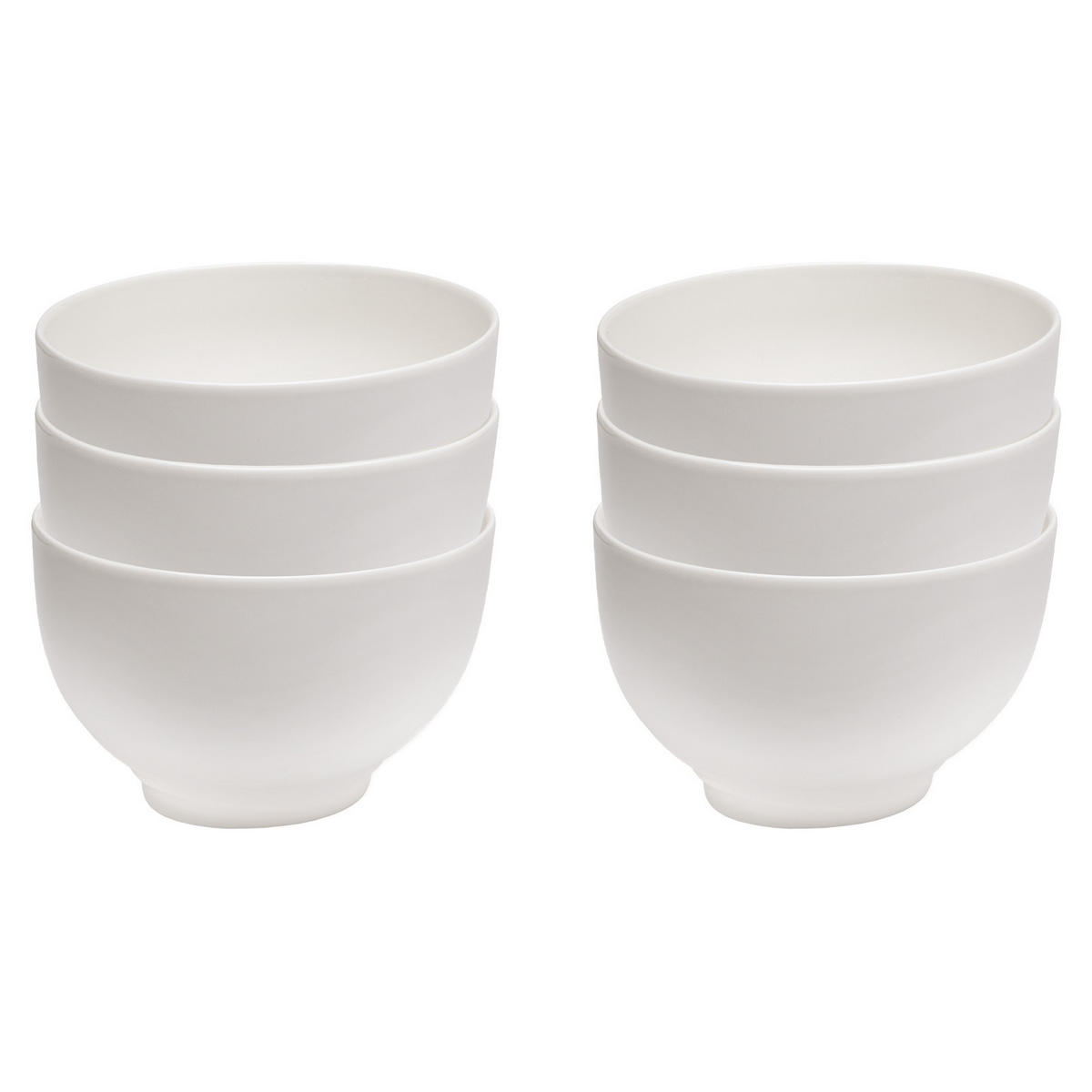 MÜSLISCHALEN Basic White weiß 750 ml 6er Set - Weiß, Keramik (1cm) - vivo | Villeroy & Boch Group