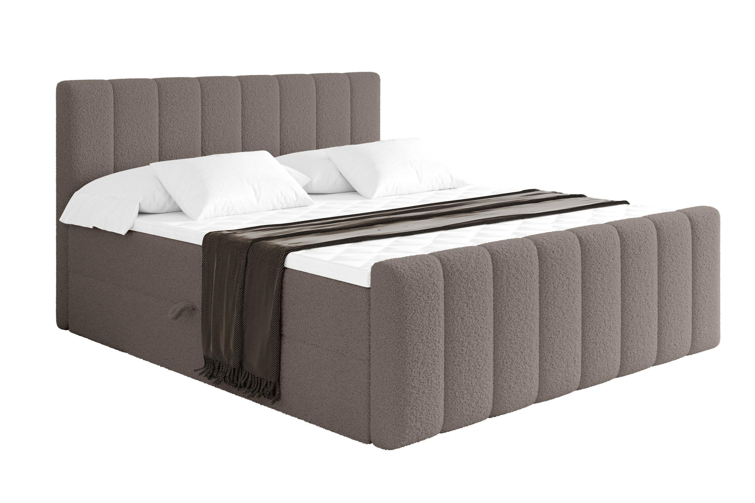 Altdecor Boxbett Braun 140x200 cm