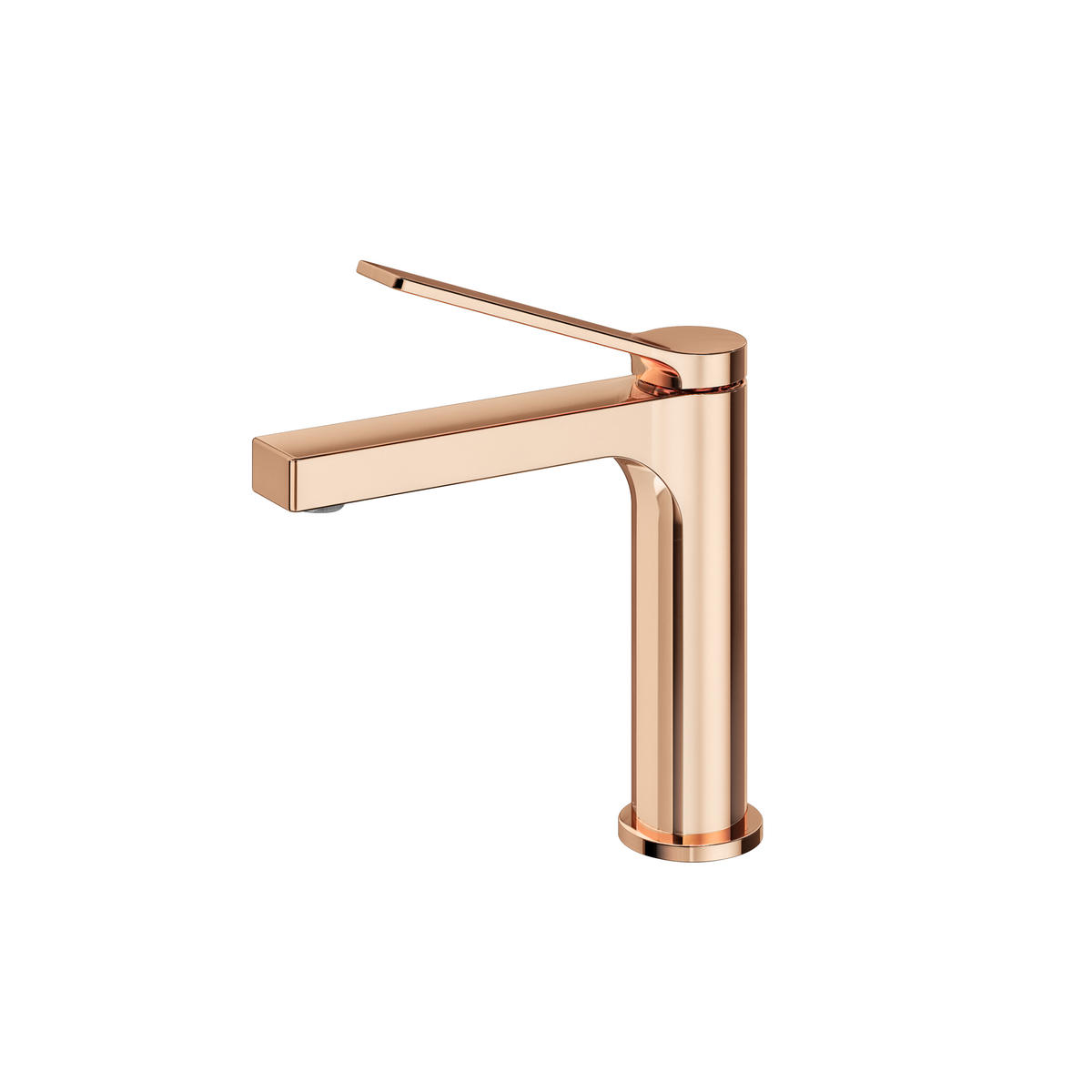 WASCHTISCHARMATUR mit Spulen-Zertifiziertem Filterelement Rosengold - Roségold, Metall (17.3/4.6/19.5cm) - EMKE