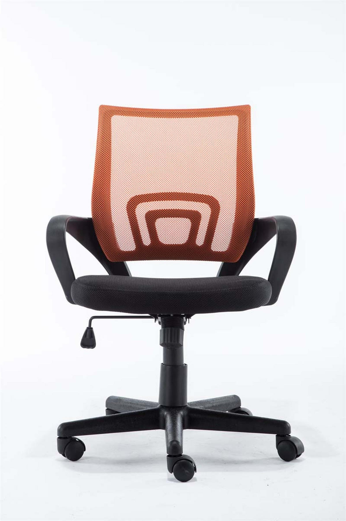 BÜROSTUHL Genf mit Netzbezug, Orange - Orange, Kunststoff/Textil (56/100/54cm) - TPFLiving