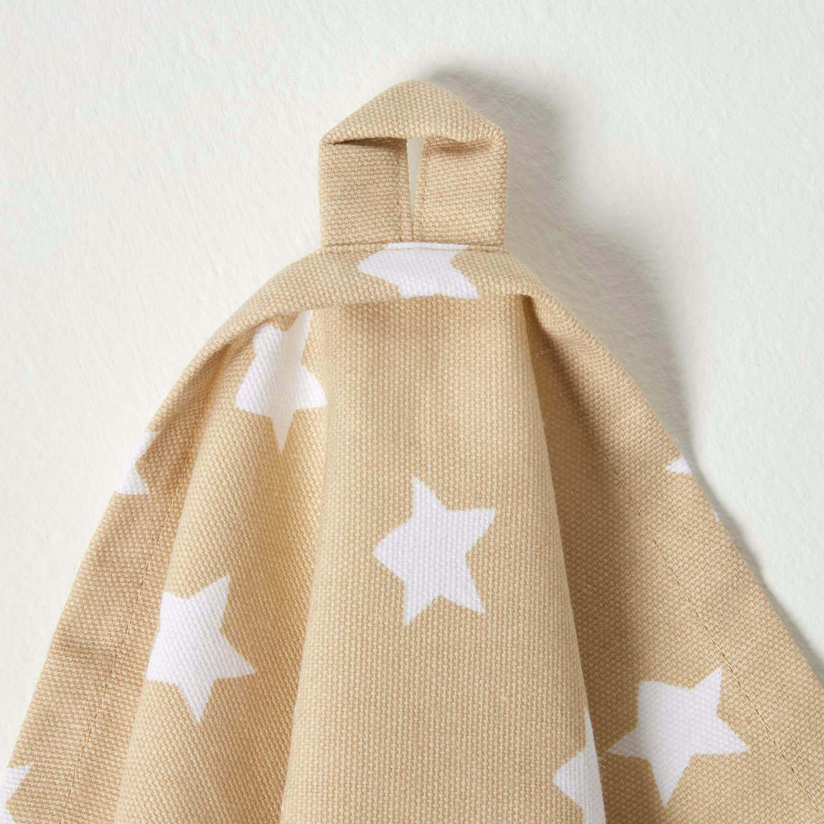 GESCHIRRTÜCHER Sterne, 3er-Set, 100% Baumwolle - Beige, Textil (50/70cm) - Homescapes