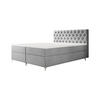 BOXBETT CHESTER 180x200, mit Matratze H3 und Topper, Monolith 84 - Hellgrau, Holz/Textil (180/200cm) - Bedante