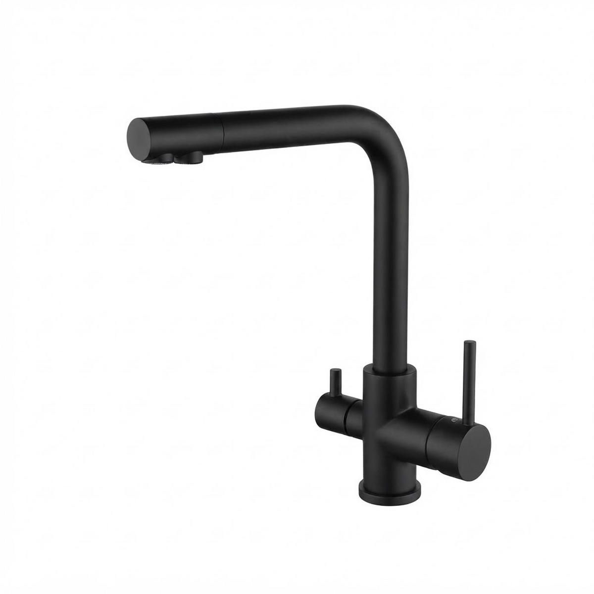 KÜCHENARMATUR, 36*21cm, schwarz. - Schwarz, Metall (40/10/30cm) - Vallsero