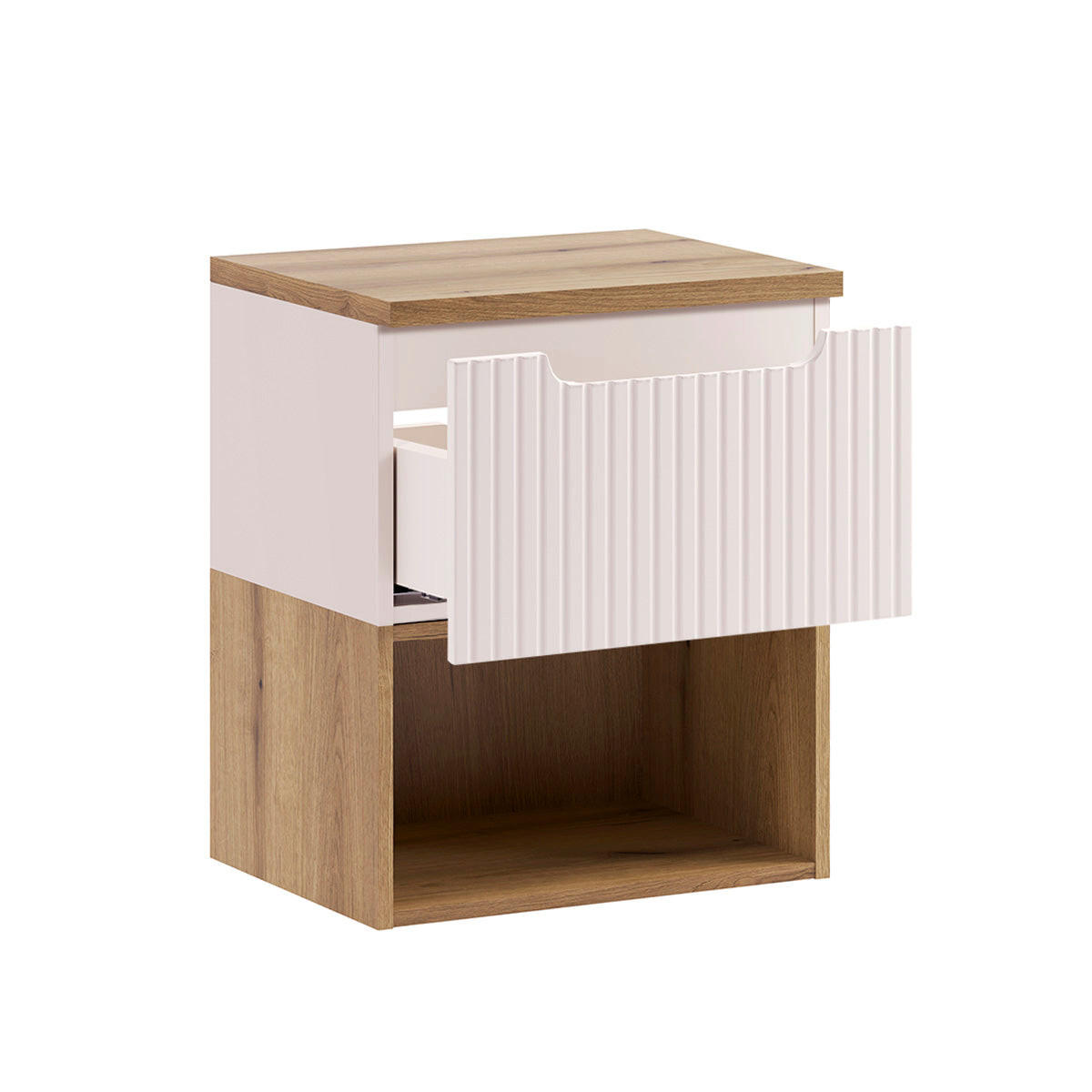 WASCHTISCHUNTERSCHRANK 50.4cm Riva 2er-Set Kaschmir - Beige, Holzwerkstoff (50.4/60/40cm) - Petits-meubles