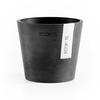 BLUMENTOPF Amsterdam 10,5/9,2 cm Dunkelgrau - Dunkelgrau, Kunststoff (10.5/9.2cm) - Ecopots