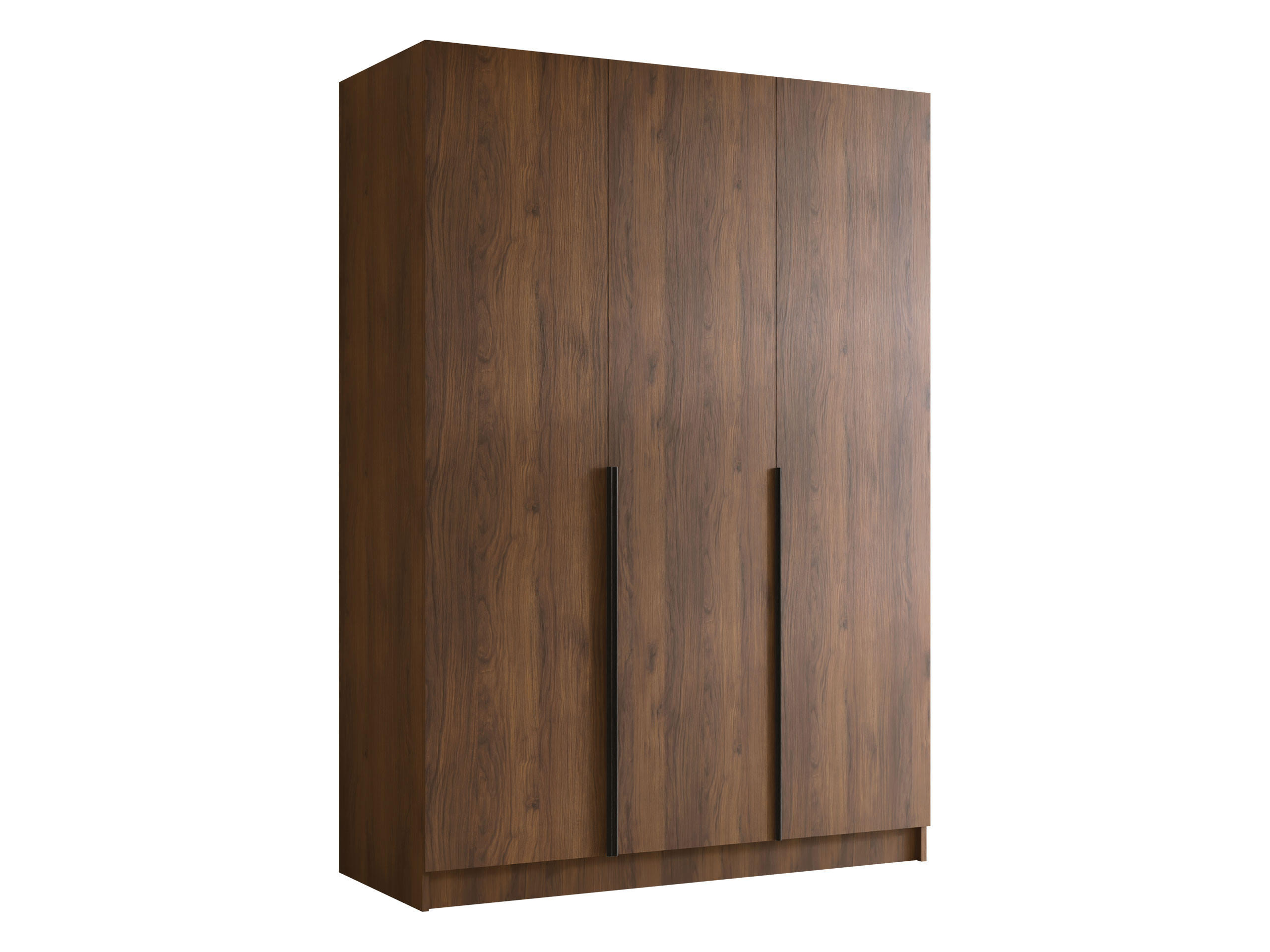 MIRJAN24 KLEIDERSCHRANK Nussbaum, Schwarz 150cm × 58cm × 215cm