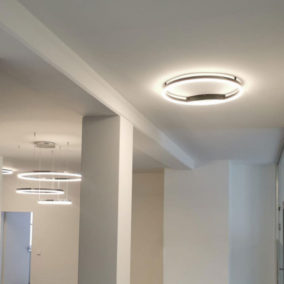 LED-DECKENLAMPE Ring Gold 40/40 - Goldfarben, Metall (60/40/5.5cm) - s.luce