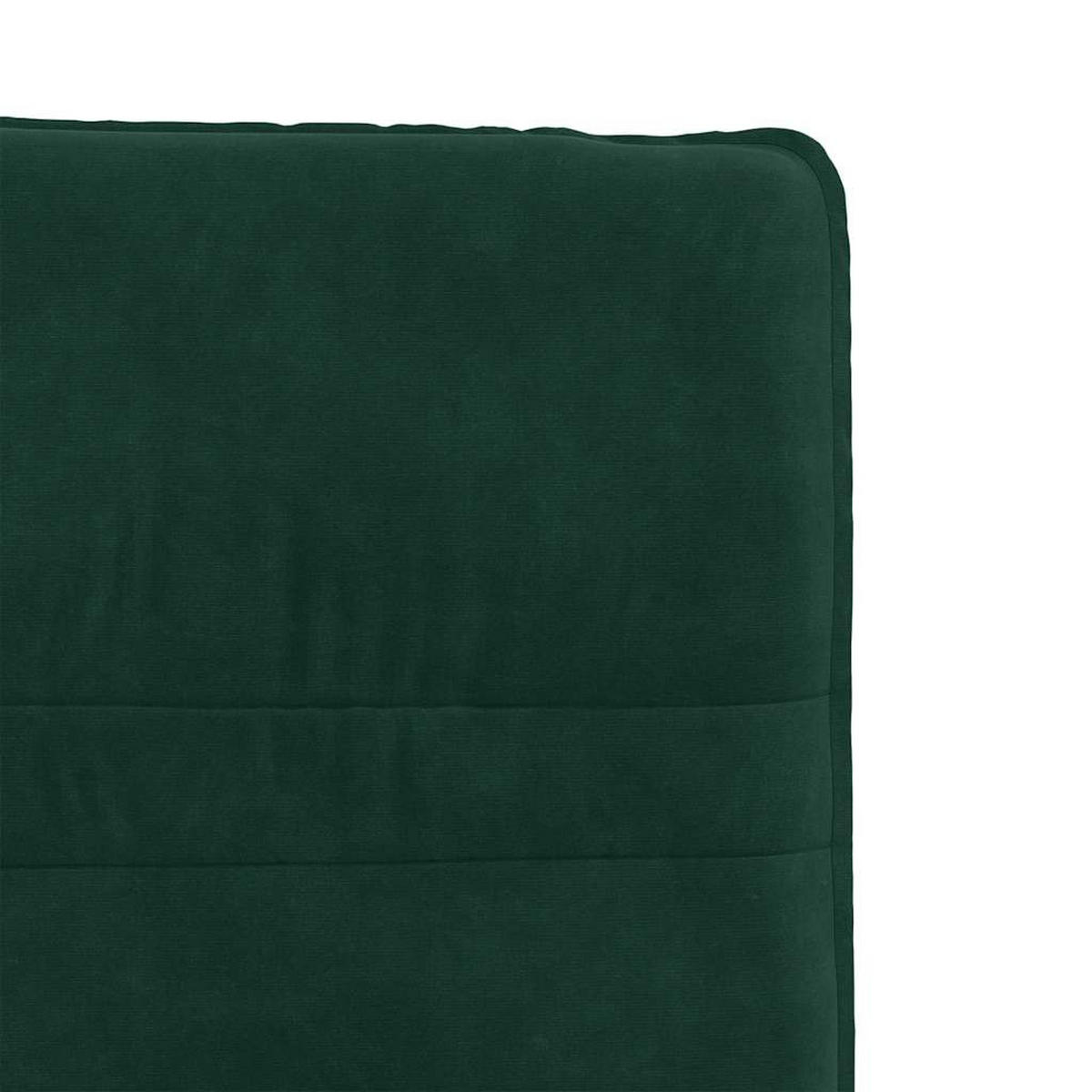 ESSZIMMERSTÜHLE 2 Stk. Dunkelgrün Samt 45*54*83cm - Dunkelgrün, Metall (45/83/54cm) - ZMH