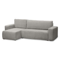 ECKSOFA Kingi Weiß - Weiß, Textil (244/83/142cm) - Pillovely