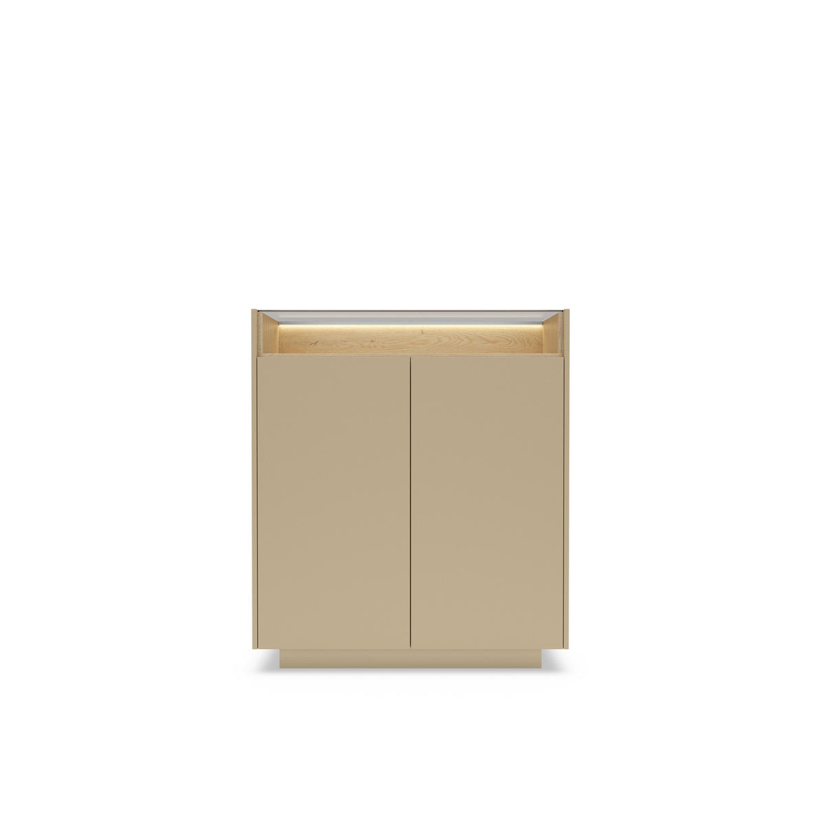KOMMODE: Kakao + Cremona-Eiche, 103,2 x 119,2 x 39,5 cm - Braun, Holzwerkstoff (103.2/119.2/39.5cm) - 3XE LIVING