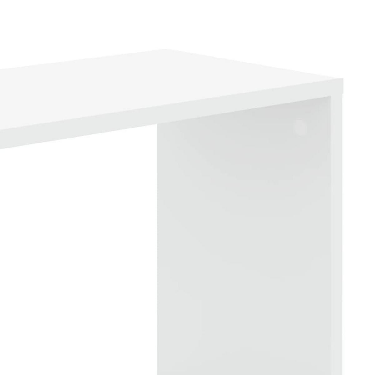 BÜCHERREGAL mit 5 Ebenen 45/23,5/162,5 cm aus Holzwerkstoff Weiß - Weiß, Holz (45/162.5/23.5cm) - vidaXL