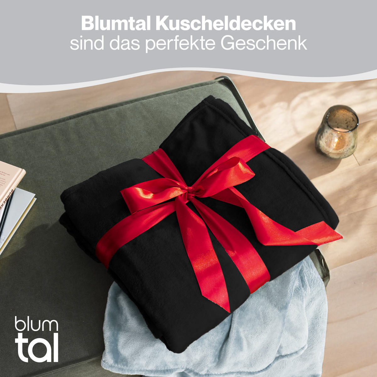 KUSCHELDECKE Anton 130/150 cm, Schwarz - Schwarz, Textil (130/150cm) - Blumtal