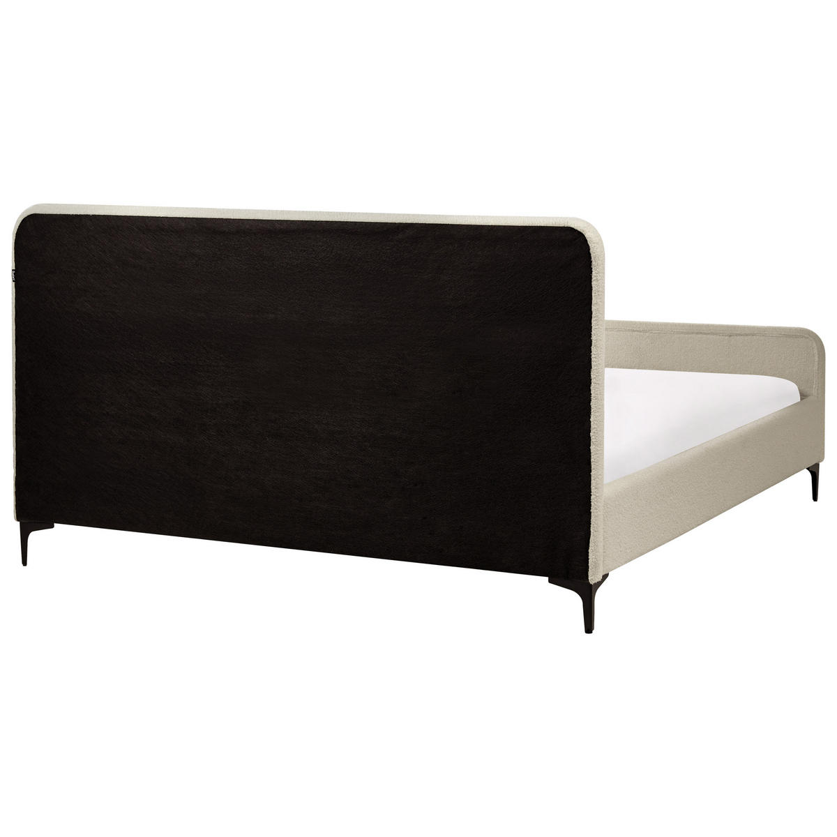 POLSTERBETT mit Lattenrost 160/200 cm Beige Lunan - Beige, Textil (160/200cm) - Beliani