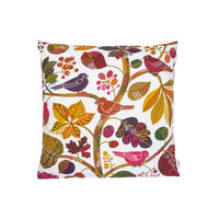 KISSENHÜLLE Zauberwald elfenbein-bunt Baumwolle 50/50 cm - Ecru/Multicolor, Textil (50/50cm) - beties Heimtextil