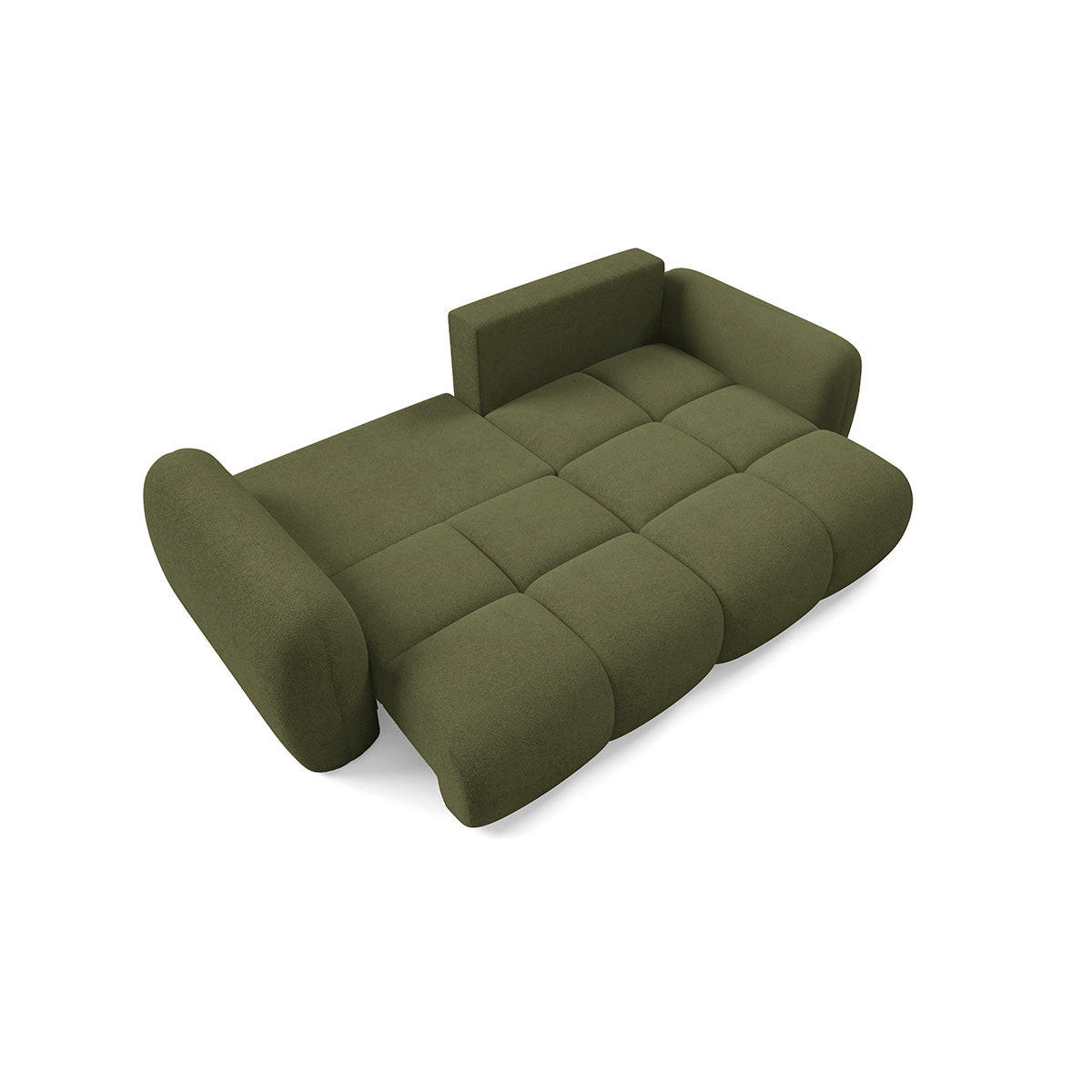 ECKSOFA Livio 3 Sitzplätze Grün - Grün, Holz (270/165cm) - Petits-meubles