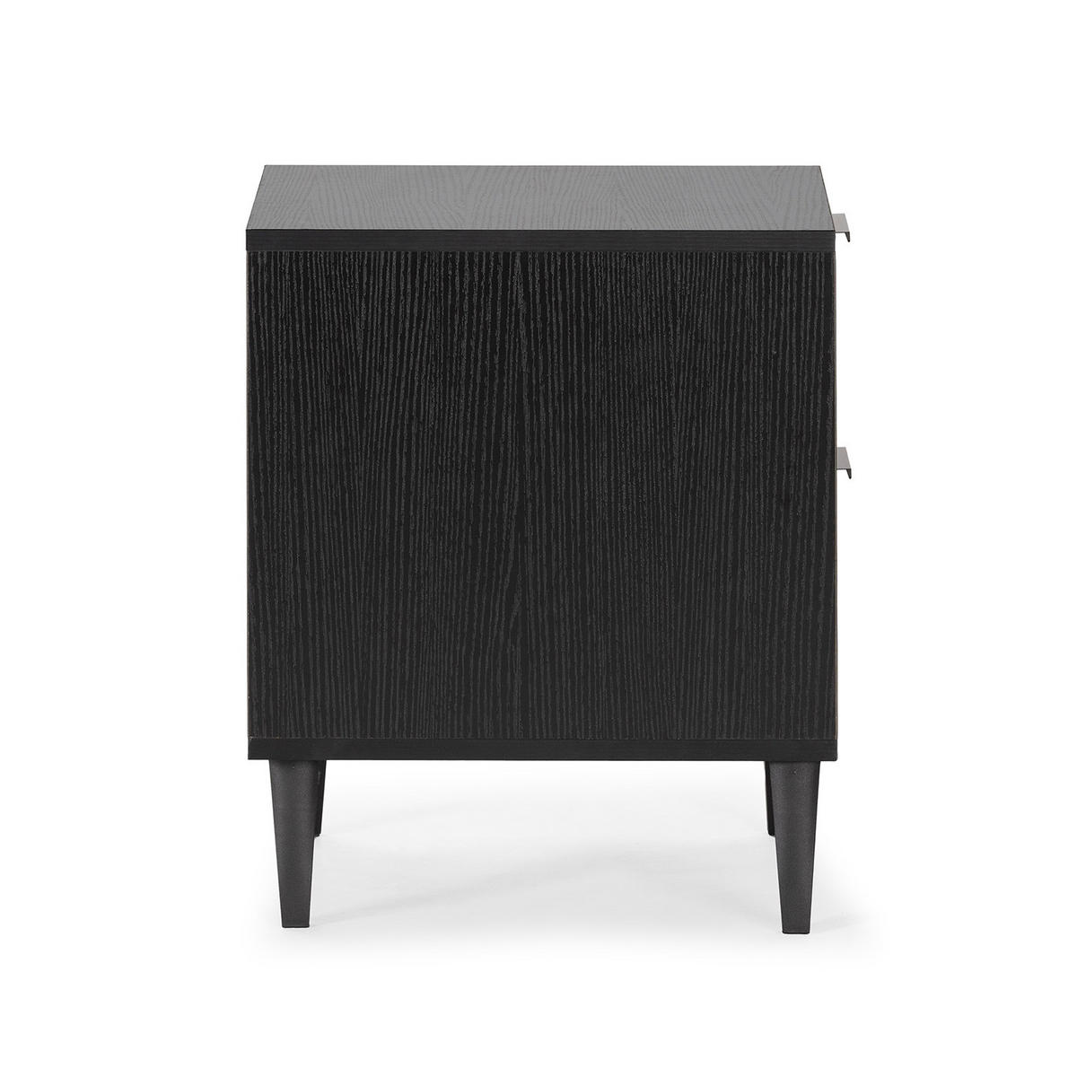 NACHTTISCH Denis, Schwarz/Holz - Schwarz, Holzwerkstoff/Kunststoff (45/48/40cm) - VS Venta-stock