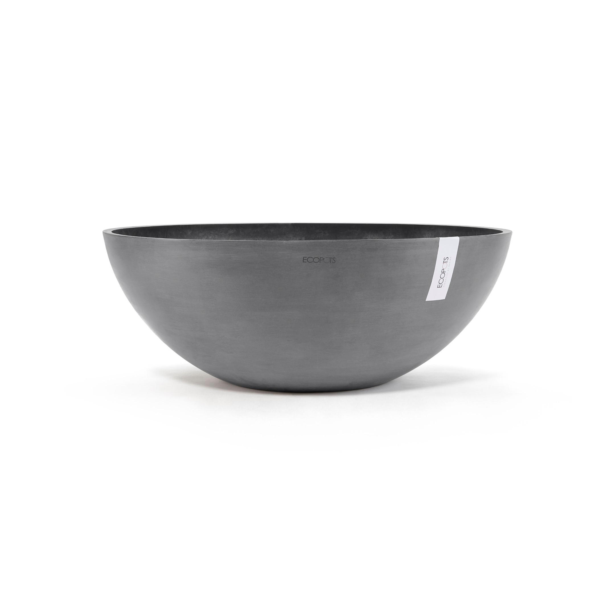 Ecopots Blumentopf Grau 25.3 cm