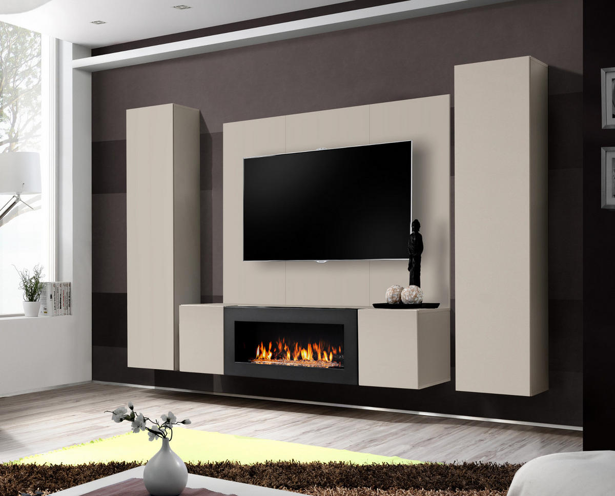 WANDPANEEL Kaschmir 160 x 118 cm, TV Rückwandverkleidung in modernem Design - Kaschmir, Holzwerkstoff (160/118/1.6cm) - Inn.Furn