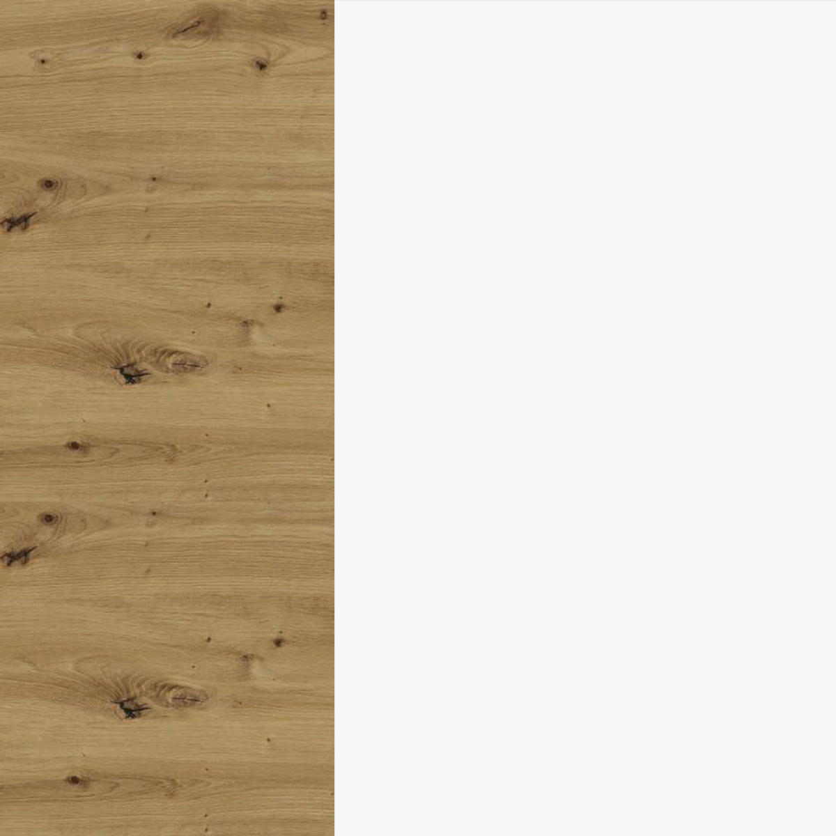 ECKHÄNGESCHRANK Oslo W10/60 Eiche Artisan / Weiß Matt 60 / 60 / 72cm - Eiche Artisan/Weiß, Holz/Holzwerkstoff (60/72/60cm) - Feldmann-Wohnen